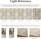 HUGEAR Washable 8x10 Area Rugs Retro Beige Living Room Bedroom Rug Vintage Distressed Non Slip Stain Resistant Low Pile Neutral Throw Carpet for Home Decor