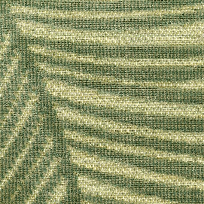 Nourison Home Suncoast Green 9' x 12' Area Rug - Easy Clean, Non Shedding, Bed Room, Living Room, Dining Room, Kitchen (9' x 12')