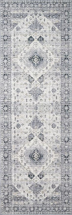 Loloi II Skye Collection SKY-02 Silver/Grey 5'-0" x 7'-6" Area Rug