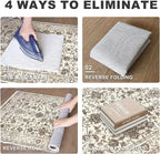 KILOCOCO Hallway Runner 2x8 Rug Runner Printed Vintage Floral Washable Kitchen Runners Non-Slip Rubber Backed Runners for Hallways Laundry Room Distressed Boho Rugs for Entryway Bedroom, Beige/Brown