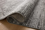 Loloi Kamala Collection KAM-06 Charcoal/Ivory 2'-3" x 3'-10" Accent Rug