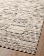 Loloi Darby Collection DAR-01 Charcoal/Sand 2'-7" x 8'-0" Runner Rug