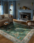 Loloi Rifle Paper Co. Canopy Collection CNP-02 Sage/Blush 2'-3" x 3'-9" Accent Rug