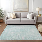Addison Rugs Chantille ACN591 Aqua 9' x 12' Indoor Outdoor Area Rug, Easy Clean, Machine Washable, Non Shedding, Bedroom, Living Room, Dining Room, Kitchen, Patio Rug