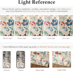 Beige Area Rug 5x7 Floral Washable Living Room Kitchen Boho Carpet Non Slip Low Pile Indoor Accent Lightweight Soft Throw Rug for Bedroom Office Dining Room Nursery Farmhouse