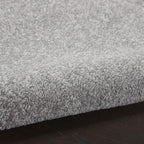 Nourison Home Nourison Essentials Silver Grey 6' x Round Area Rug - Easy Clean, Non Shedding, Bed Room, Living Room, Dining Room, Kitchen (6' x Round)