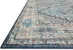 Loloi II Skye Collection SKY-03 Denim/Natural 5'-0" x 7'-6" Area Rug