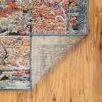 Unique Loom Isabella Collection Area Rug - Rossellini (5' 4" Square, Rust Red/ Beige)