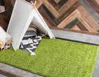 Unique Loom Solid Shag Collection Area Rug (8' x 11' Rectangle, Grass Green)