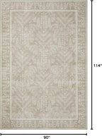 Loloi Rifle Paper Co. Maison Collection MAO-02 Bough Natural 7'-6" x 9'-6", .19" Pile Height, Area Rug