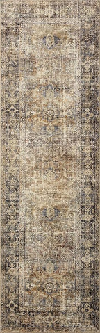 Loloi Amber Lewis Morgan Collection MOG-01 Sunset/Ink 8'-3" x 11'-3" 38" Thick Area Rug feat. CloudPile, Neutral, Room Décor, Vintage Inspired, Livingroom, Bedroom, Dining Area