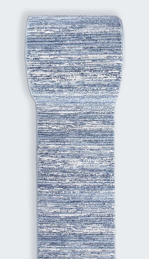 Well Woven Custom Size Hallway & Stair Runner- Harlow Delphi Taupe 27 Inches Wide x 11 Feet Long Runner (27" x 11') Runner Rug - Modern Stripes Pattern, Ultra-Soft, Easy-Clean