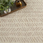 Dash & Albert Rowley Grey Machine Washable Rug, 6 X 9 Feet, Grey Graphic Pattern