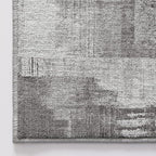 LUMI 8x10 Washable Low-Pile Area Rug for Living Room, Ultra Soft Modern Neutral Grey Rugs Non Slip with Rubber Backing, High Traffic, Stain Resistant Carpets, Ideal for Bedroom, Dining Room