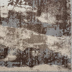 LUXE WEAVERS Euston Collection 7681 Brown 6x9 Modern Abstract Area Rug