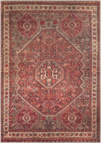 Keen Home Design 10x14 Rug - Machine Washable Area Rug with Non-Slip Backing, Ideal for Living Room, Dining Room, Bedroom - Vintage, Easy Clean, Durable, Low Pile Rug - (9'7" x 14')