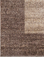 Rugs.com Angelica Collection Rug – 6 Ft Runner Light Brown Medium-Pile Rug Perfect for Hallways, Entryways