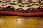 Unique Loom Taftan Collection Border Geometric Tribal Inspired Design Area Rug (2' 7 x 10' 0 Runner, Red/ Gold)