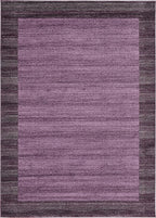 Rugs.com Angelica Collection Rug – 8' x 11' Violet Medium Rug Perfect for Living Rooms, Large Dining Rooms, Open Floorplans