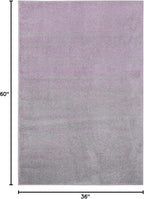 SAFAVIEH Area Rug 3x5 - Adirondack Collection - Purple & Green, Modern Ombre Design, Non Shedding & Easy to Clean, Ideal for Living Room, Bedroom, Office, Dining Space (ADR113V)
