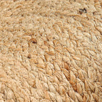 Savi Home Hand Woven Jute Braided Rug, 3' Round - Natural, Reversible Area Rugs for Living Room, Farmhouse, Kitchen, Handcrafted 3 Feet Round Area Rugs - Natural