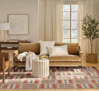 Nourison Home Nordic Multicolor 8' x 10' Area Rug - Easy Clean, Non Shedding, Bed Room, Living Room, Dining Room, Kitchen (8' x 10')