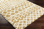 Livabliss Hapsburg Moroccan Shag Area Rug,5'3" x 7'3",Camel