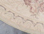 Unique Loom Versailles Collection Area Rug - Henry (3' 1" Round Green/Cream)