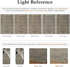 HUGEAR 5x7 Area Rug Taupe Washable Vintage Neutral Bedroom Rug Soft Non Slip Distressed Carpet Low Pile Pet Friendly for Living Room Bedside Dining Room