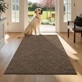COSY HOMEER Door Mat 36”x60”,Absorbent Dirt Trapper Entryway Rugs,Non-Slip Welcome Mat,Washable Entry Rugs,Low Pile Doormat for Front Back Door,Wet Shoes & Paws,Brown