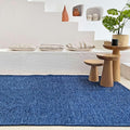 Alfa Rich 3x5 Dark Blue Washable Area Rugs for Living Room Bedroom Kitchen Cotton Decor Solid Runner
