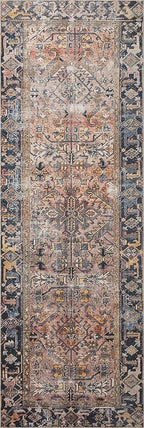 Loloi Chris Loves Julia Jules Collection JUL-02 Terracotta/Multi 2'-3'' x 3'-9'', .13" Pile Height, Accent Rug