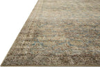 Loloi Amber Lewis Morgan Collection MOG-04 Sea/Sage 2'-0" x 5'-0" 38" Thick Accent Rug feat. CloudPile, Neutral, Room Décor, Vintage Inspired, Livingroom, Bedroom, Dining Area