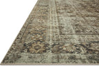 Loloi Magnolia Home by Joanna Gaines Sinclair Collection SIN-01 Pebble/Taupe 7'-6" x 9'-6", .25" Pile Height, Machine Washable, Area Rug