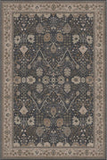 Kuden 3x5 Small Rug, Machine Washable, Non-Slip Backing, Vintage Style, Soft, Low Pile, Area Rugs for Entryway Kitchen Indoor Entrance