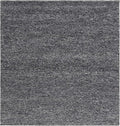 SAFAVIEH Natura Collection Area Rug - 6' Square, Dark Grey, Handmade Wool Blend, Textured Design, Ideal for Living Room, Bedroom, Dining Space (NAT620H)