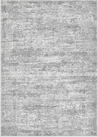 Area Rug Living Room Rugs - 8x10 Abstract Large Soft Indoor Washable Rug Neutral Modern Low Pile Carpet for Bedroom Dining Room Farmhouse Home Office - Vintage Grey