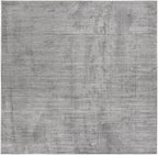 Unique Loom Finsbury Collection Area Rug - Kate (7' 10" Square, Gray/ Ivory)