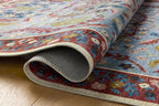 Loloi Rifle Paper Co. Canopy Collection CNP-03 Red/Blue 7'-6" x 9'-6" Area Rug