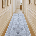 Washable Area Rug. Modern Farmhouse. Vintage. Turkish. Bohemian. Distressed. Oriental. Traditional. Rugs for Living Room. Dining. Bedroom. Office. Entryway. Foyer. (861GG, 2'5" x 4'9")