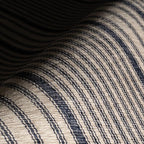 Dash & Albert Axiom Navy Machine Washable Rug, 3 X 5 Feet, Blue/Ivory Stripe Pattern