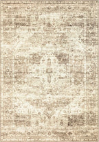 Keen Home Design 6x9 Rug - Machine Washable Area Rug with Non-Slip Backing, Ideal for Living Room, Dining Room, Bedroom - Vintage, Easy Clean, Durable, Low Pile - (6' x 9')