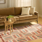 Nourison Home Nordic Multicolor 4' x 6' Area Rug - Easy Clean, Non Shedding, Bed Room, Living Room, Dining Room, Kitchen (4' x 6')