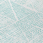 Addison Rugs Chantille ACN591 Aqua 1'8" x 2'6" Indoor Outdoor Area Rug, Easy Clean, Machine Washable, Non Shedding, Bedroom, Living Room, Dining Room, Kitchen, Patio Rug