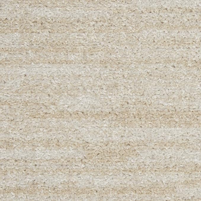 Nourison Home Nourison Essentials Ivory Beige 2'2" x 10' Area Rug - Easy Clean, Non Shedding, Bed Room, Living Room, Dining Room, Kitchen (10' Runner)