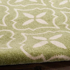 Nourison Home Nourison Essentials Green Ivory 8' x 10' Area Rug - Easy Clean, Non Shedding, Bed Room, Living Room, Dining Room, Kitchen (8' x 10')