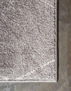 Unique Loom Trellis Frieze Collection Area Rug - Geometric (7' 10" Square, Light Gray/ Ivory)