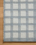 Loloi Magnolia Home by Joanna Gaines Ryder Collection RYD-02 Blue/Ivory 8'-6" x 11'-6" Area Rug