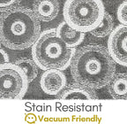 26 ft Extra Long Grey Hallway Runner Rug | Non-Slip & Machine Washable | Custom Cut to Size 2'3" x 26' (Runner) | REMNAZ