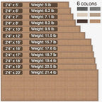 Rubber Runner Rug for Hallways Non Slip, Low Pile Long Laundry Room Mat Hall Jute Rug Runner Carpet Non Skid